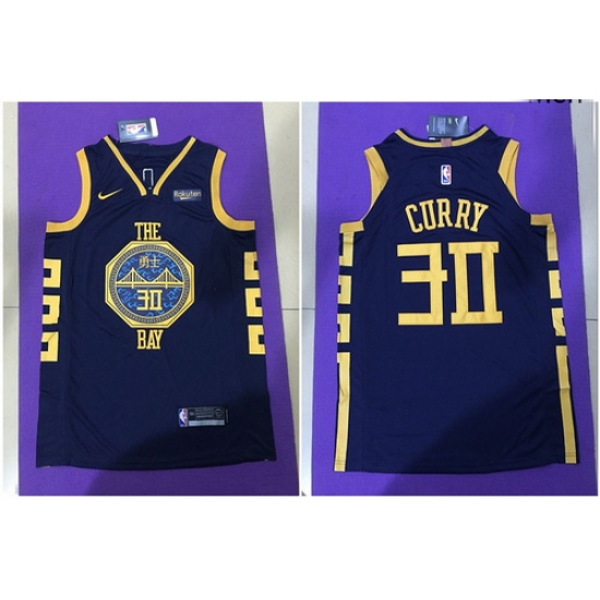 Warriors 30 Stephen Curry Navy City Edition Nike Authentic Jersey Warriors 30 Stephen Curry Navy City Edition Nike Authentic Jersey