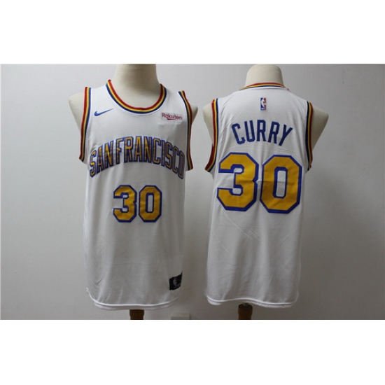 Warriors 30 Stephen Curry White Nike Swingman Jersey Warriors 30 Stephen Curry White Nike Swingman Jersey