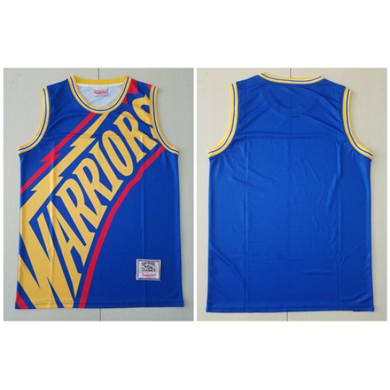 Warriors Big Face Blue Hardwood Classics Swingman Jersey Warriors Big Face Blue Hardwood Classics Swingman Jersey