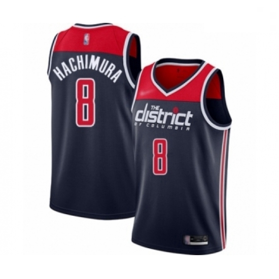 Wizards 8 Rui Hachimura Navy Blue Basketball Swingman Statement Edition 2019 2020 Jersey Wizards 8 Rui Hachimura Navy Blue Basketball Swingman Statement Edition 2019 2020 Jersey