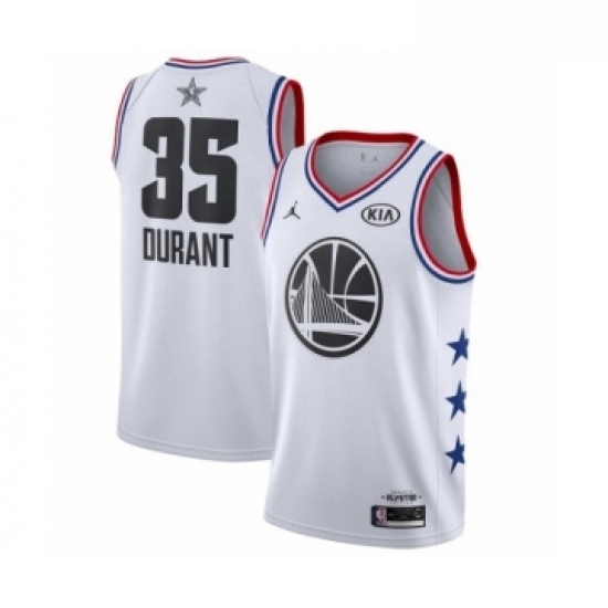 Womens Jordan Golden State Warriors 35 Kevin Durant Swingman White 2019 All Star Game Basketball Jersey Womens Jordan Golden State Warriors 35 Kevin Durant Swingman White 2019 All Star Game Basketball Jersey