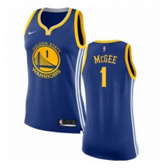 Womens Nike Golden State Warriors 1 JaVale McGee Swingman Royal Blue Road NBA Jersey Icon Edition Womens Nike Golden State Warriors 1 JaVale McGee Swingman Royal Blue Road NBA Jersey Icon Edition