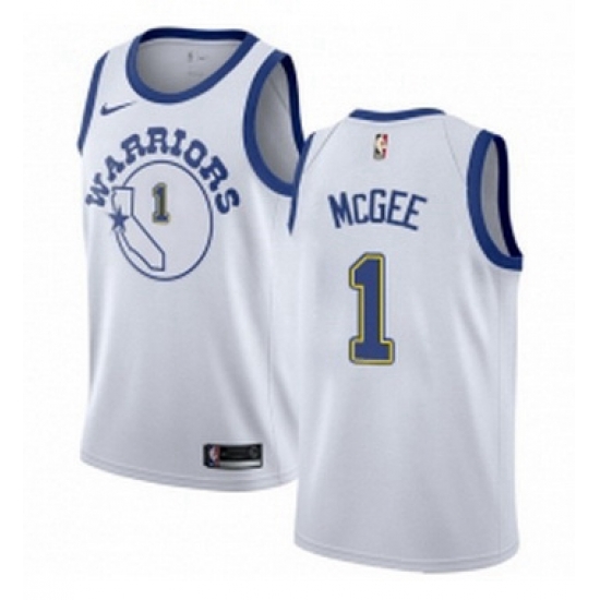 Womens Nike Golden State Warriors 1 JaVale McGee Swingman White Hardwood Classics NBA Jersey Womens Nike Golden State Warriors 1 JaVale McGee Swingman White Hardwood Classics NBA Jersey