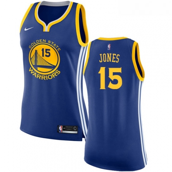 Womens Nike Golden State Warriors 15 Damian Jones Swingman Royal Blue Road NBA Jersey Icon Edition Womens Nike Golden State Warriors 15 Damian Jones Swingman Royal Blue Road NBA Jersey Icon Edition