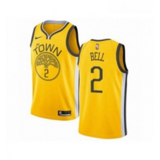 Womens Nike Golden State Warriors 2 Jordan Bell Yellow Swingman Jersey Earned Edition Womens Nike Golden State Warriors 2 Jordan Bell Yellow Swingman Jersey Earned Edition