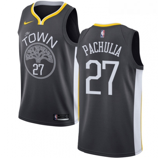 Womens Nike Golden State Warriors 27 Zaza Pachulia Swingman Black Alternate NBA Jersey Statement Edition Womens Nike Golden State Warriors 27 Zaza Pachulia Swingman Black Alternate NBA Jersey Statement Edition