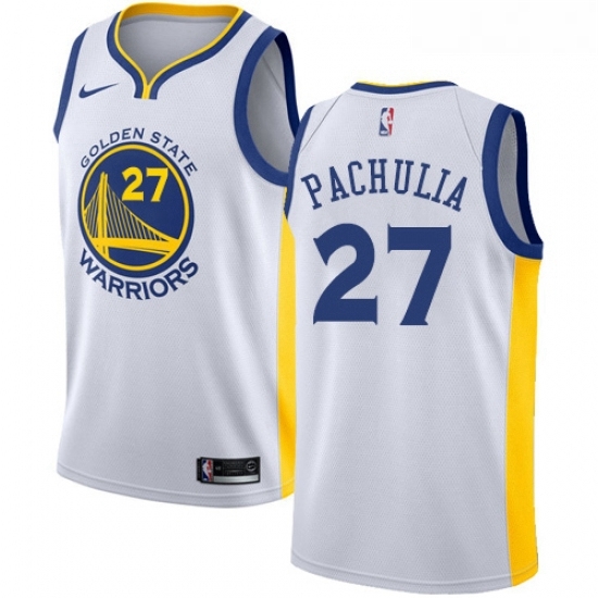 Womens Nike Golden State Warriors 27 Zaza Pachulia Swingman White Home NBA Jersey Association Edition Womens Nike Golden State Warriors 27 Zaza Pachulia Swingman White Home NBA Jersey Association Edition