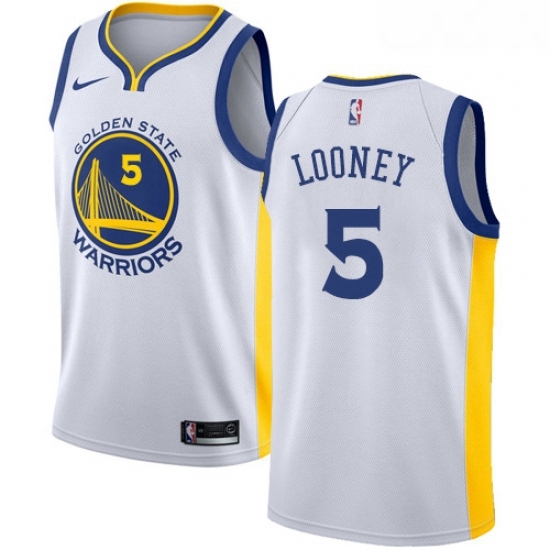 Womens Nike Golden State Warriors 5 Kevon Looney Swingman White Home NBA Jersey Association Edition Womens Nike Golden State Warriors 5 Kevon Looney Swingman White Home NBA Jersey Association Edition