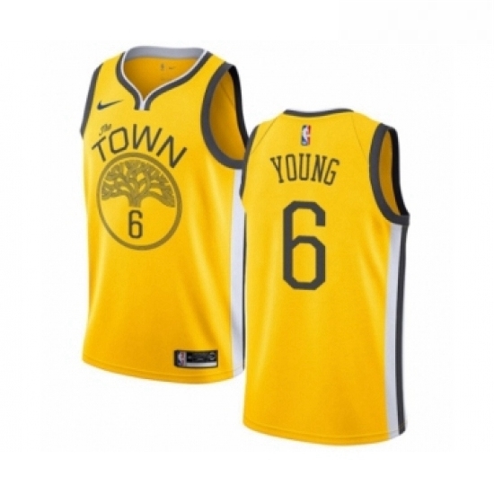 Womens Nike Golden State Warriors 6 Nick Young Yellow Swingman Jersey Earned Edition Womens Nike Golden State Warriors 6 Nick Young Yellow Swingman Jersey Earned Edition