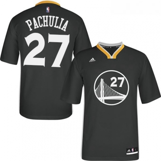 Youth Adidas Golden State Warriors 27 Zaza Pachulia Authentic Black Alternate NBA Jersey Youth Adidas Golden State Warriors 27 Zaza Pachulia Authentic Black Alternate NBA Jersey