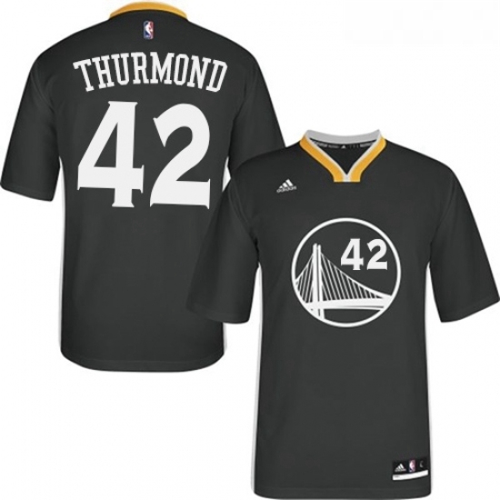Youth Adidas Golden State Warriors 42 Nate Thurmond Authentic Black Alternate NBA Jersey Youth Adidas Golden State Warriors 42 Nate Thurmond Authentic Black Alternate NBA Jersey