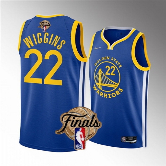 Youth Golden State Warriors 22 Andrew Wiggins 2022 Blue NBA Finals Stitched Jersey Youth Golden State Warriors 22 Andrew Wiggins 2022 Blue NBA Finals Stitched Jersey