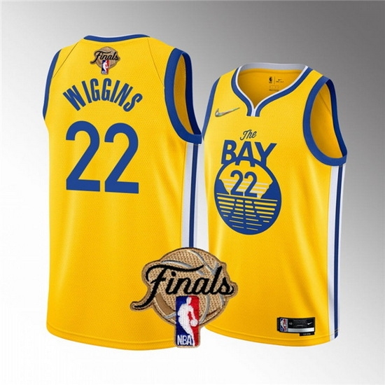 Youth Golden State Warriors 22 Andrew Wiggins 2022 Yellow NBA Finals Stitched Jersey Youth Golden State Warriors 22 Andrew Wiggins 2022 Yellow NBA Finals Stitched Jersey