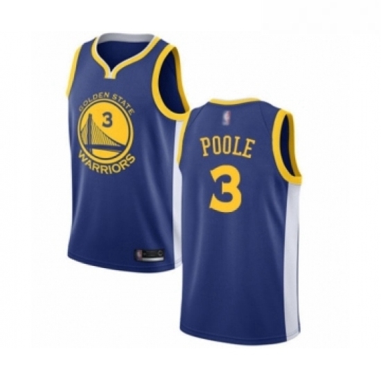 Youth Golden State Warriors 3 Jordan Poole Swingman Royal Blue Basketball Jersey Icon Edition Youth Golden State Warriors 3 Jordan Poole Swingman Royal Blue Basketball Jersey Icon Edition