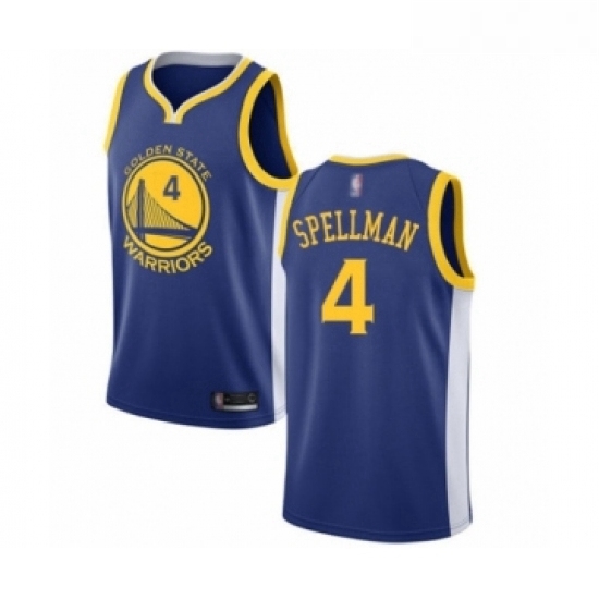 Youth Golden State Warriors 4 Omari Spellman Swingman Royal Blue Basketball Jersey Icon Edition Youth Golden State Warriors 4 Omari Spellman Swingman Royal Blue Basketball Jersey Icon Edition