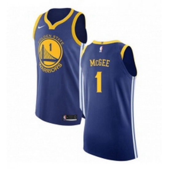 Youth Nike Golden State Warriors 1 JaVale McGee Authentic Royal Blue Road NBA Jersey Icon Edition Youth Nike Golden State Warriors 1 JaVale McGee Authentic Royal Blue Road NBA Jersey Icon Edition