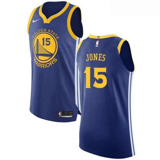 Youth Nike Golden State Warriors 15 Damian Jones Authentic Royal Blue Road NBA Jersey Icon Edition Youth Nike Golden State Warriors 15 Damian Jones Authentic Royal Blue Road NBA Jersey Icon Edition