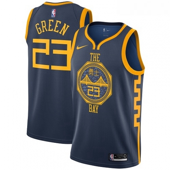 Youth Nike Golden State Warriors 23 Draymond Green Swingman Navy Blue NBA Jersey City Edition Youth Nike Golden State Warriors 23 Draymond Green Swingman Navy Blue NBA Jersey City Edition