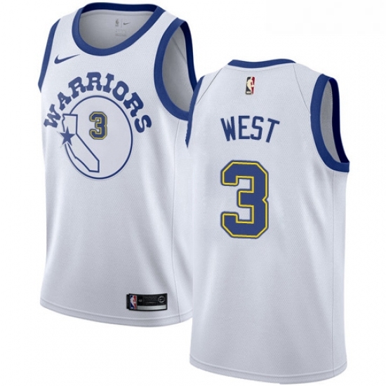 Youth Nike Golden State Warriors 3 David West Swingman White Hardwood Classics NBA Jersey Youth Nike Golden State Warriors 3 David West Swingman White Hardwood Classics NBA Jersey