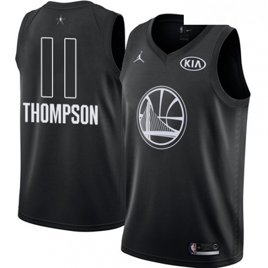 Youth Nike Jordan Golden State Warriors 11 Klay Thompson Swingman Black 2018 All Star Game NBA Jersey Youth Nike Jordan Golden State Warriors 11 Klay Thompson Swingman Black 2018 All Star Game NBA Jersey