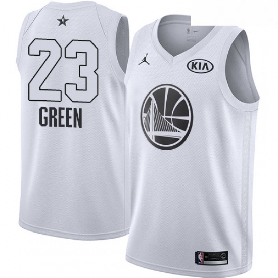 Youth Nike Jordan Golden State Warriors 23 Draymond Green Swingman White 2018 All Star Game NBA Jersey Youth Nike Jordan Golden State Warriors 23 Draymond Green Swingman White 2018 All Star Game NBA Jersey