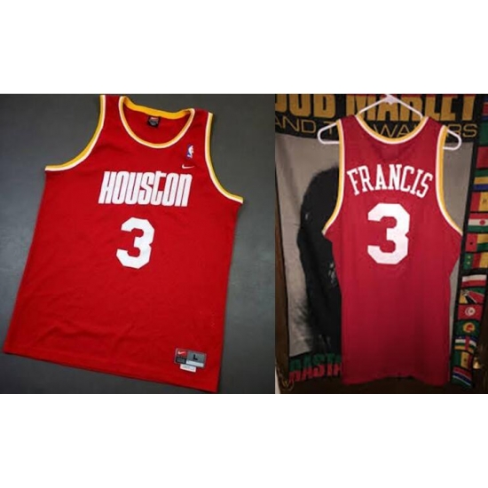 Men Houston Rockets Steve Francis Red Jersey Men Houston Rockets Steve Francis Red Jersey