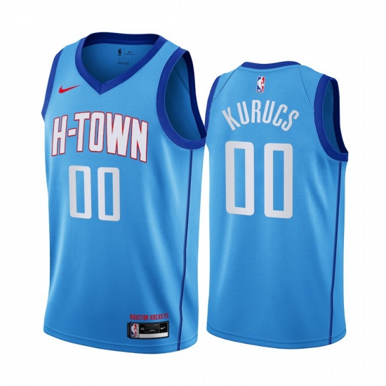 Men Nike Houston Rockets 00 Rodions Kurucs Blue NBA Swingman 2020 21 City Edition Jersey Men Nike Houston Rockets 00 Rodions Kurucs Blue NBA Swingman 2020 21 City Edition Jersey