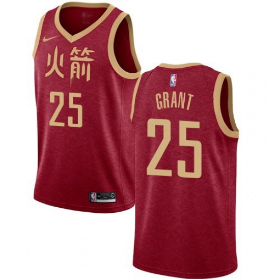 Men Nike Houston Rockets 25 Jerian Grant Red NBA Swingman City Edition 2018 19 Jersey Men Nike Houston Rockets 25 Jerian Grant Red NBA Swingman City Edition 2018 19 Jersey