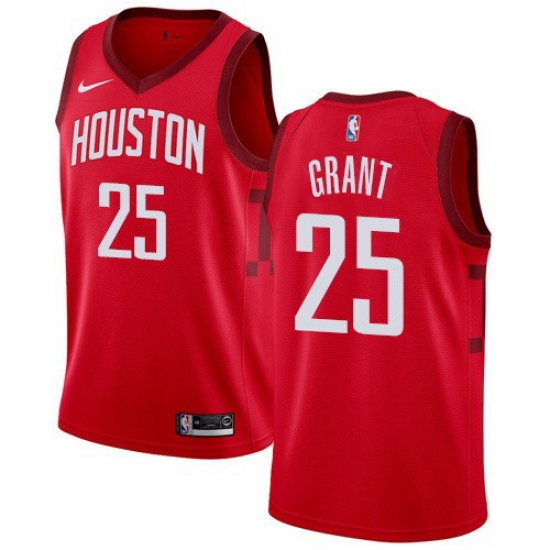 Men Nike Houston Rockets 25 Jerian Grant Red NBA Swingman Earned Edition Jersey Men Nike Houston Rockets 25 Jerian Grant Red NBA Swingman Earned Edition Jersey