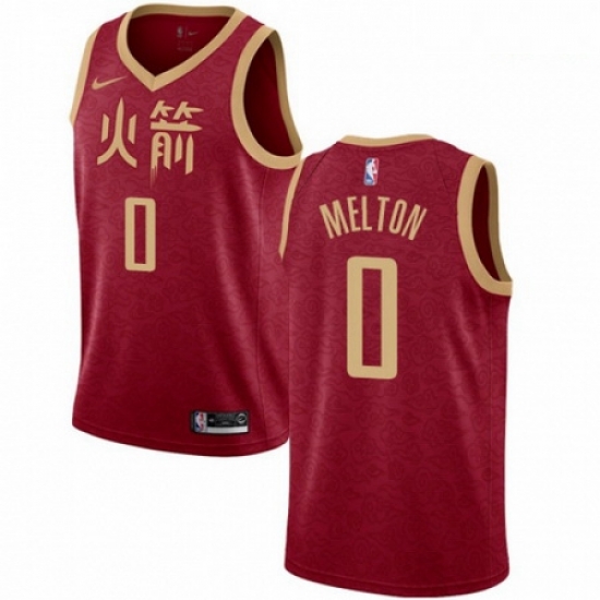 Mens Nike Houston Rockets 0 DeAnthony Melton Swingman Red NBA Jersey 2018 19 City Editi Mens Nike Houston Rockets 0 DeAnthony Melton Swingman Red NBA Jersey 2018 19 City Editi