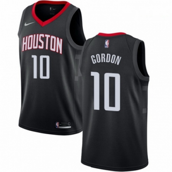 Mens Nike Houston Rockets 10 Eric Gordon Authentic Black Alternate NBA Jersey Statement Edition Mens Nike Houston Rockets 10 Eric Gordon Authentic Black Alternate NBA Jersey Statement Edition