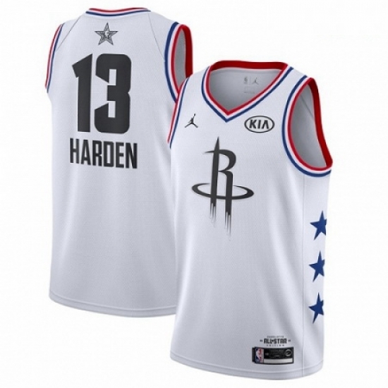 Mens Nike Houston Rockets 13 James Harden White Basketball Jordan Swingman 2019 All Star Game Jersey Mens Nike Houston Rockets 13 James Harden White Basketball Jordan Swingman 2019 All Star Game Jersey