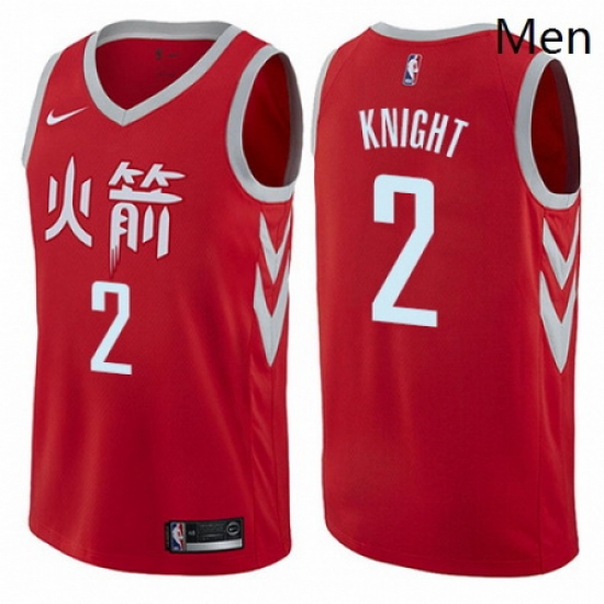 Mens Nike Houston Rockets 2 Brandon Knight Swingman Red NBA Jersey City Edition Mens Nike Houston Rockets 2 Brandon Knight Swingman Red NBA Jersey City Edition