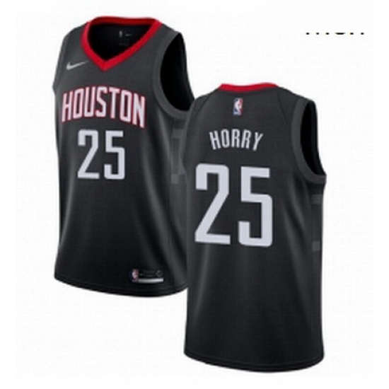 Mens Nike Houston Rockets 25 Robert Horry Authentic Black Alternate NBA Jersey Statement Edition Mens Nike Houston Rockets 25 Robert Horry Authentic Black Alternate NBA Jersey Statement Edition