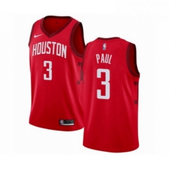 Mens Nike Houston Rockets 3 Chris Paul Red Swingman Jersey Earned Edition Mens Nike Houston Rockets 3 Chris Paul Red Swingman Jersey Earned Edition