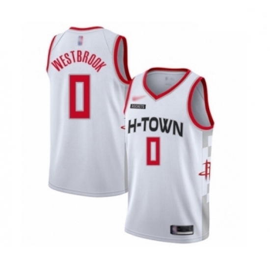 Rockets 0 Russell Westbrook White Basketball Swingman City Edition 2019 20 Jersey Rockets 0 Russell Westbrook White Basketball Swingman City Edition 2019 20 Jersey
