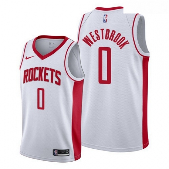 Rockets 0 Russell Westbrook White Nike Swingman Jersey Rockets 0 Russell Westbrook White Nike Swingman Jersey