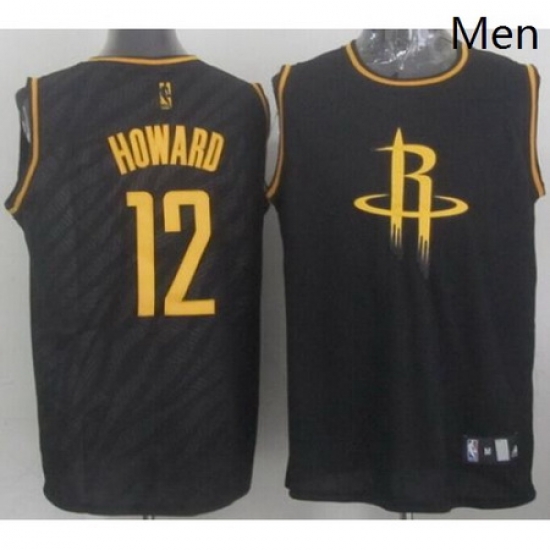 Rockets 12 Dwight Howard Black Precious Metals Fashion Stitched NBA Jersey Rockets 12 Dwight Howard Black Precious Metals Fashion Stitched NBA Jersey