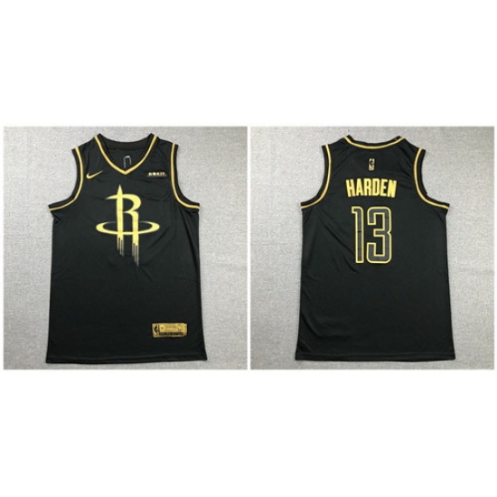 Rockets 13 James Harden Black Gold Nike Swingman Jersey Rockets 13 James Harden Black Gold Nike Swingman Jersey