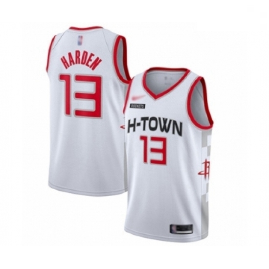 Rockets 13 James Harden White Basketball Swingman City Edition 2019 20 Jersey Rockets 13 James Harden White Basketball Swingman City Edition 2019 20 Jersey