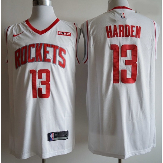 Rockets 13 James Harden White Nike Swingman Jersey Rockets 13 James Harden White Nike Swingman Jersey