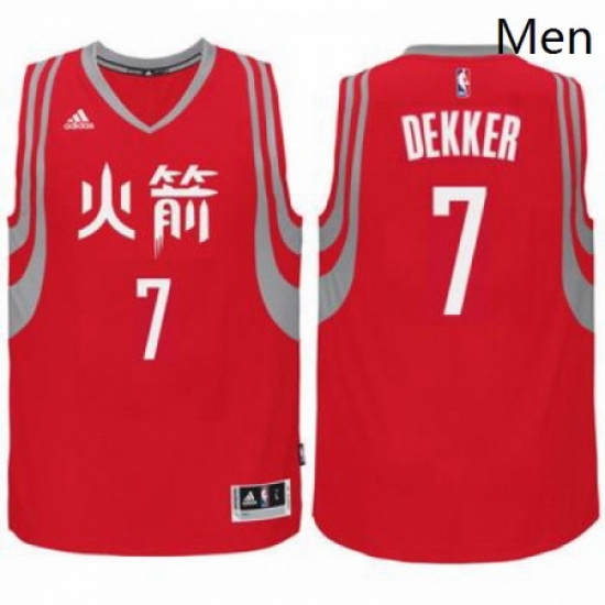 adidas Houston Rockets 7 Sam Dekker Red Chinese New Year Swingman Jersey adidas Houston Rockets 7 Sam Dekker Red Chinese New Year Swingman Jersey