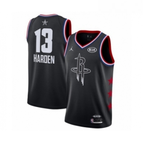 Womens Jordan Houston Rockets 13 James Harden Swingman Black 2019 All Star Game Basketball Jersey Womens Jordan Houston Rockets 13 James Harden Swingman Black 2019 All Star Game Basketball Jersey