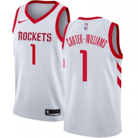 Womens Nike Houston Rockets 1 Michael Carter Williams Swingman White NBA Jersey Association Womens Nike Houston Rockets 1 Michael Carter Williams Swingman White NBA Jersey Association