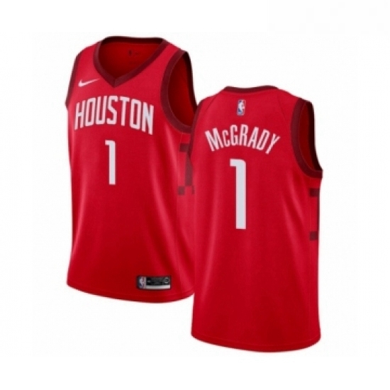 Womens Nike Houston Rockets 1 Tracy McGrady Red Swingman Jersey Earned Edition Womens Nike Houston Rockets 1 Tracy McGrady Red Swingman Jersey Earned Edition