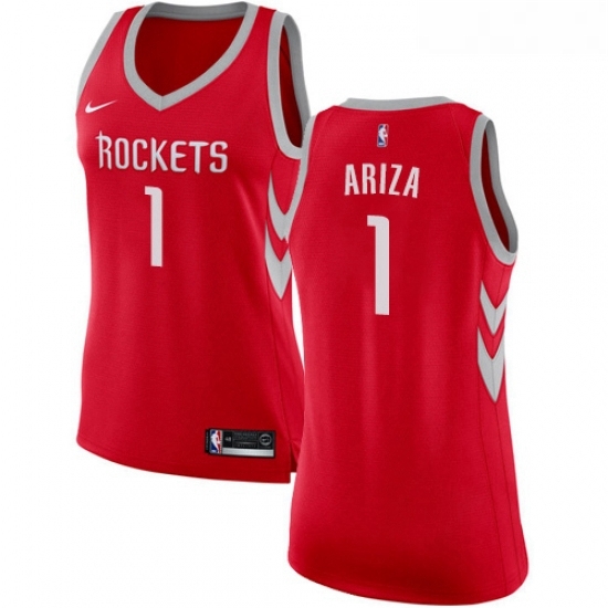 Womens Nike Houston Rockets 1 Trevor Ariza Authentic Red Road NBA Jersey Icon Edition Womens Nike Houston Rockets 1 Trevor Ariza Authentic Red Road NBA Jersey Icon Edition