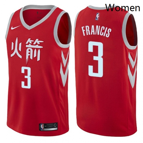 Womens Nike Houston Rockets 3 Steve Francis Swingman Red NBA Jersey City Edition Womens Nike Houston Rockets 3 Steve Francis Swingman Red NBA Jersey City Edition