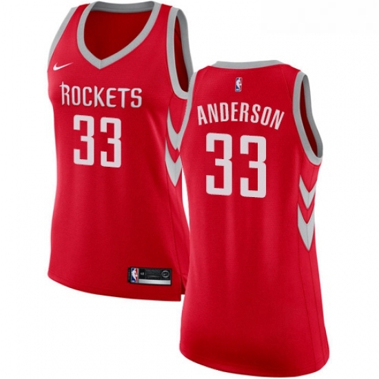 Womens Nike Houston Rockets 33 Ryan Anderson Swingman Red Road NBA Jersey Icon Edition Womens Nike Houston Rockets 33 Ryan Anderson Swingman Red Road NBA Jersey Icon Edition