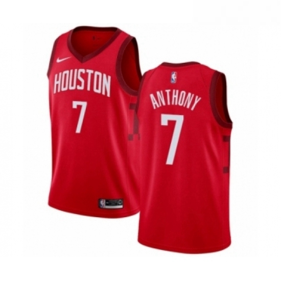 Womens Nike Houston Rockets 7 Carmelo Anthony Red Swingman Jersey Earned Edition Womens Nike Houston Rockets 7 Carmelo Anthony Red Swingman Jersey Earned Edition