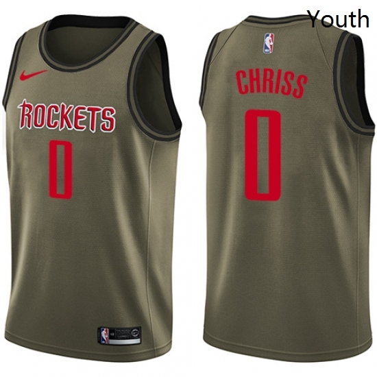 Youth Nike Houston Rockets 0 Marquese Chriss Swingman Green Salute to Service NBA Jersey Youth Nike Houston Rockets 0 Marquese Chriss Swingman Green Salute to Service NBA Jersey